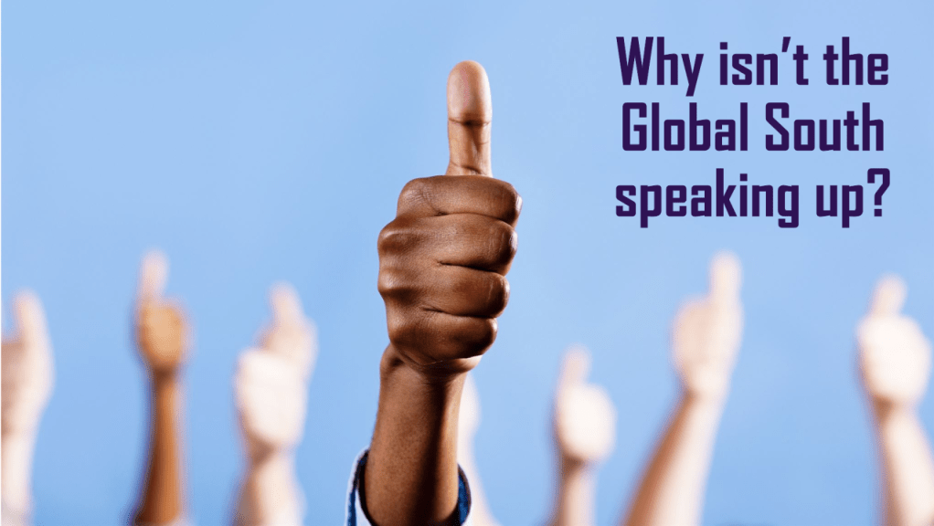 Why isn’t the Global South speaking&nbsp;up?